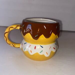 NWT - Stacked Donut Ceramic Mug